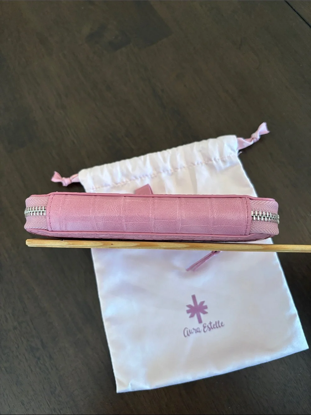 Aura Estelle A6 Planner Notebook Cover Pink Love at first sight Croc Emb